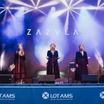 Traditional folk band Zazula entertain attendees at MRO Beer, the region's leading event for information exchange and knowledge sharing for the commercial air transport maintenance, repair and overhaul industry.